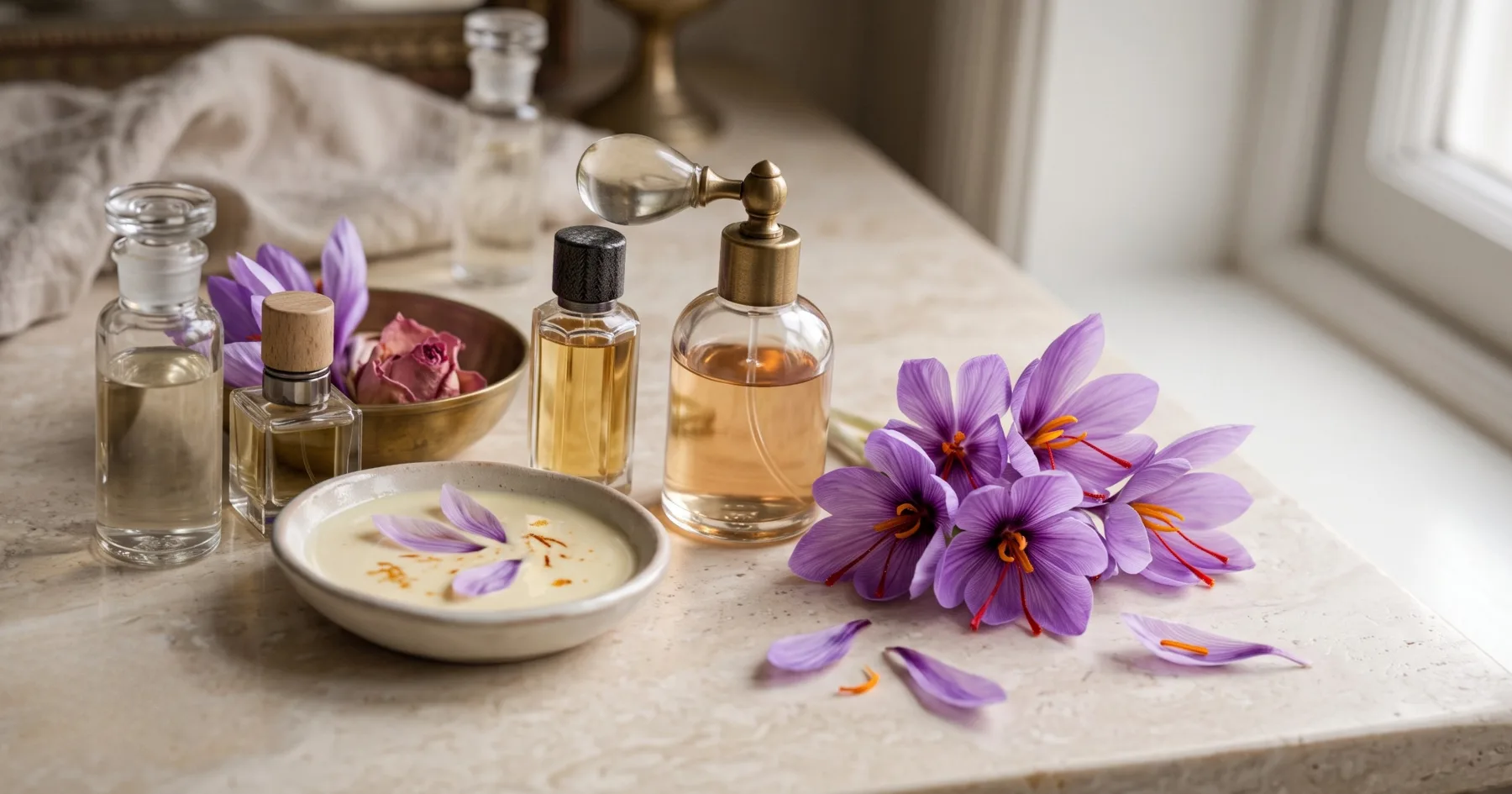 Saffron in Perfumery and Cosmetics: Beyond the Kitchen