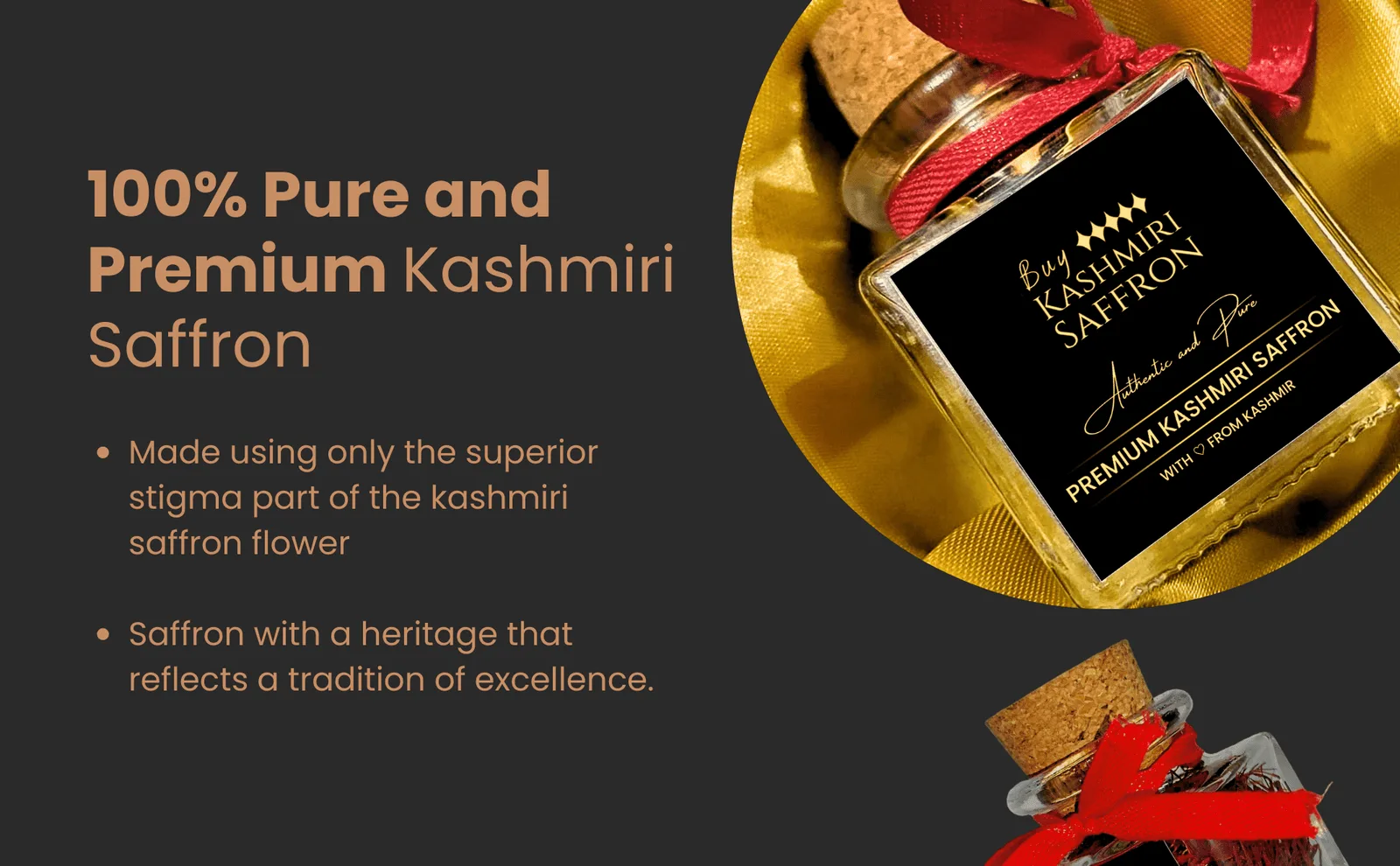 Buy 100% Pure Kashmiri Saffron &ndash; 4gm Pack