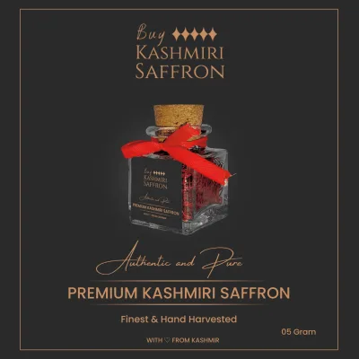 Premium Kashmiri Saffron Mogra (5 Gm) – Buy 100% Original Kashmiri Saffron Online