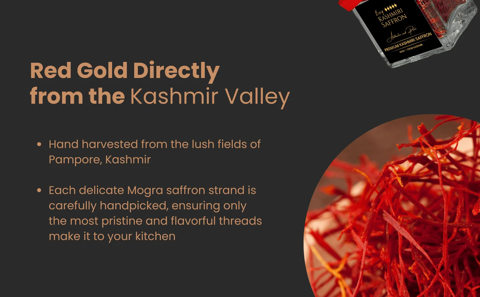 Original Kashmiri Saffron 4gm