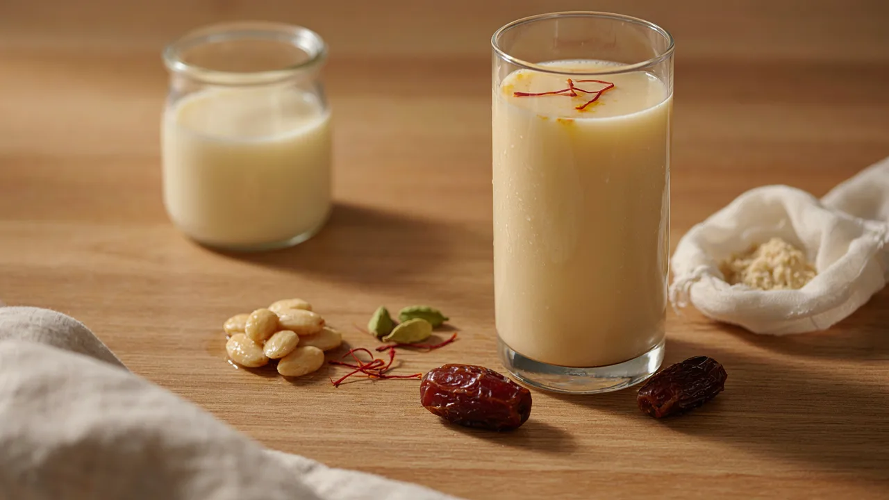 Saffron Almond Milk (Vegan) Recipe