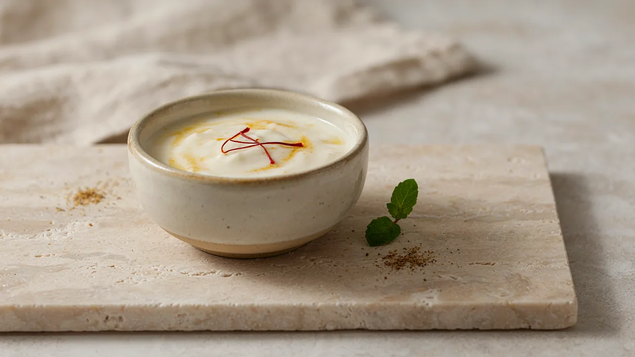 Saffron Raita Recipe