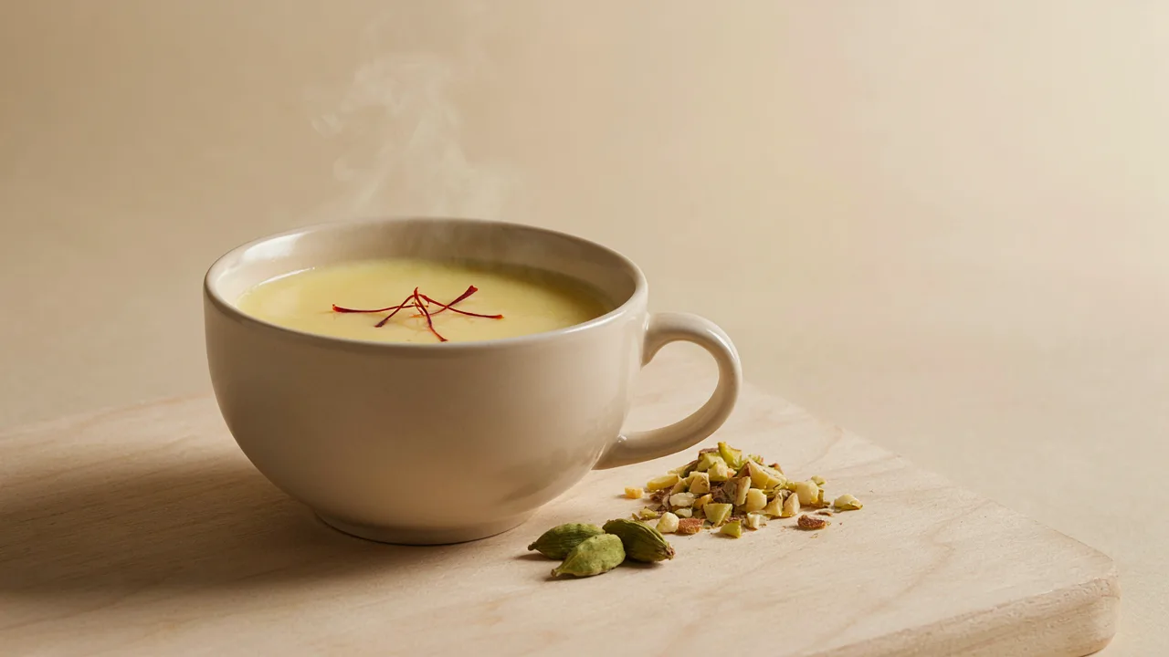 No-Added-Sugar Kesar Milk Recipe