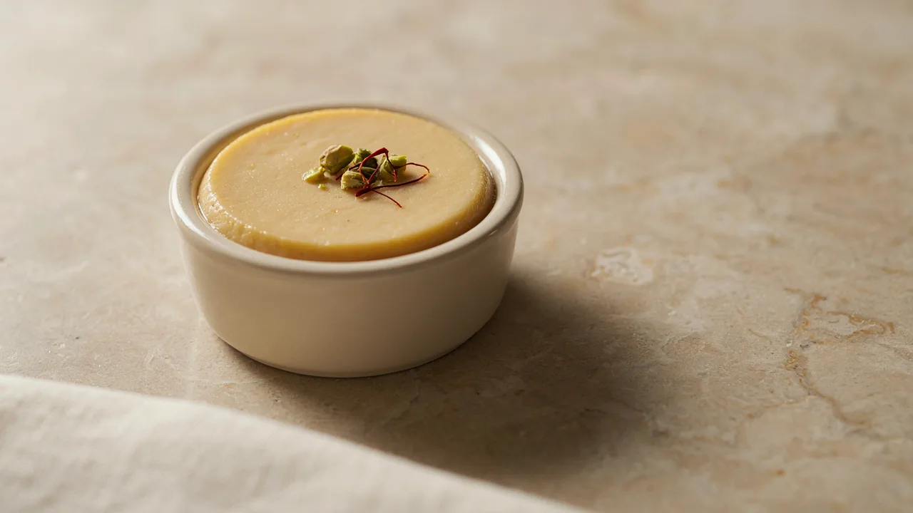 Saffron Panna Cotta Recipe