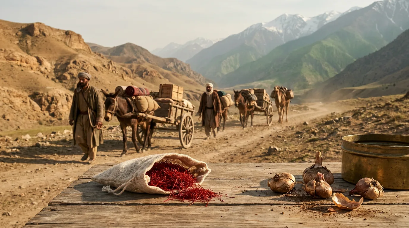 Saffron on the Silk Road: From Persia to Kashmir