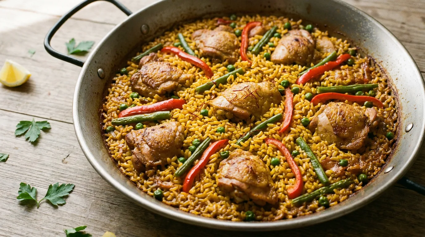 Saffron Paella Recipe