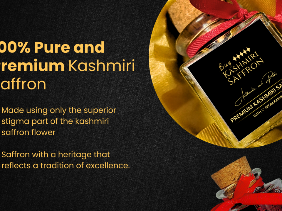 100% Pure and Premium Kashmiri Saffron Kesar