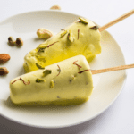 Kashmiri Saffron Kulfi: Creamy Frozen Dessert with Pistachios