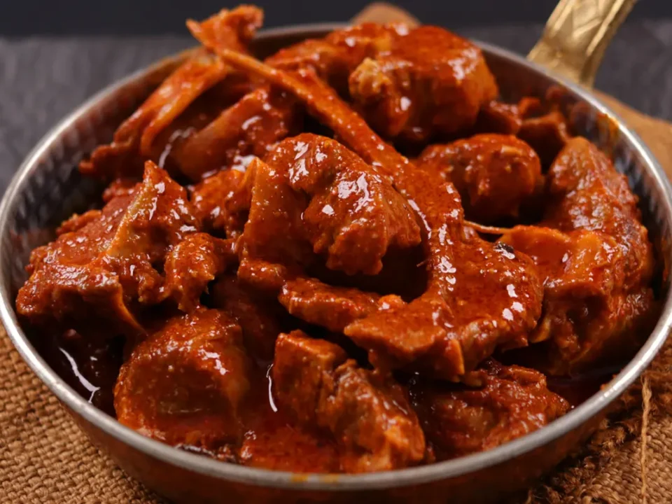 Traditional Kashmiri Rogan Josh with Premium Saffron