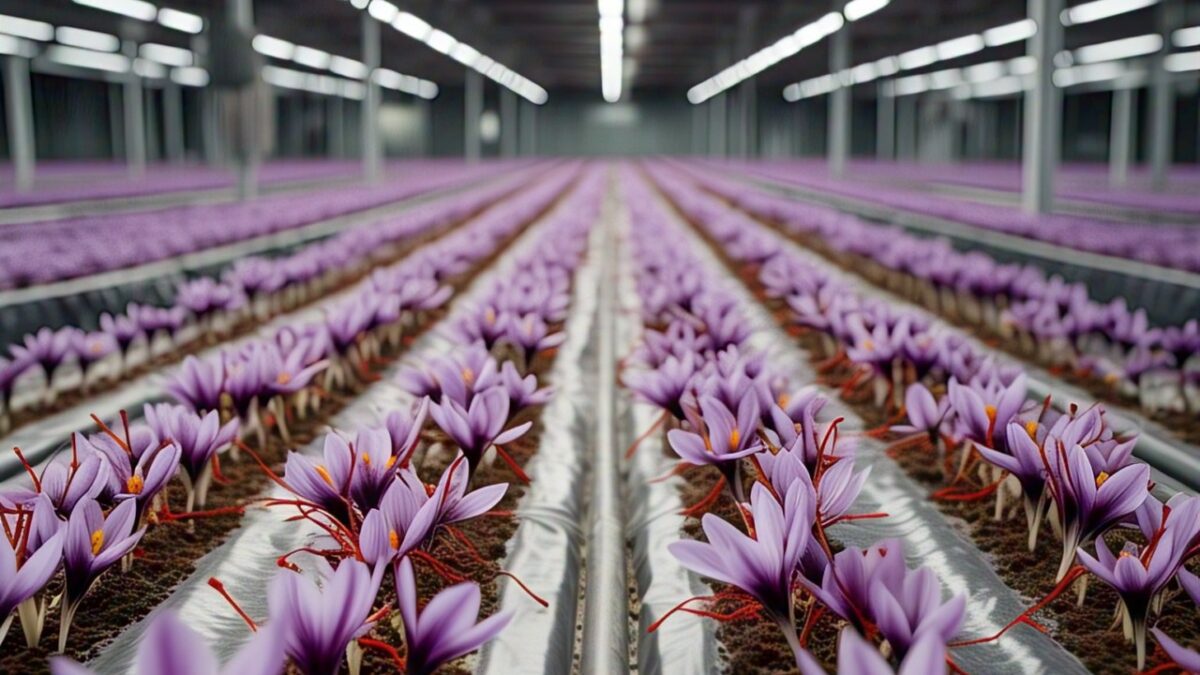 Aeroponic Saffron Farming – High-Yield Urban Cultivation