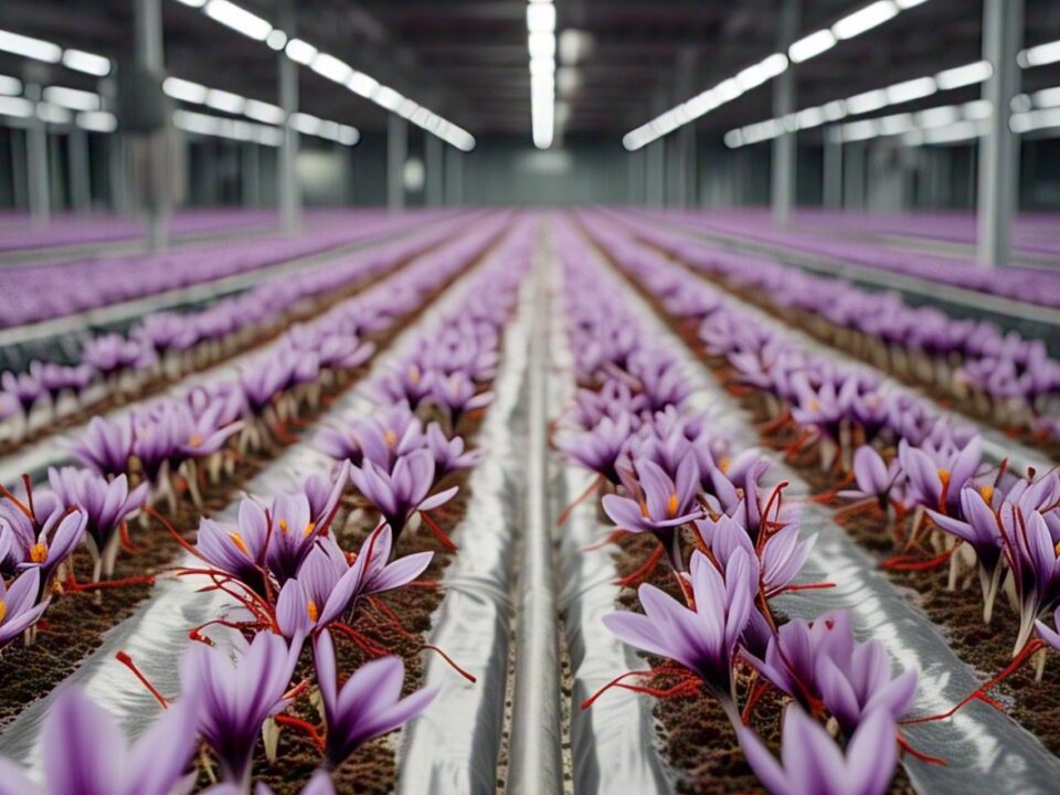 Aeroponic Saffron Farming – High-Yield Urban Cultivation