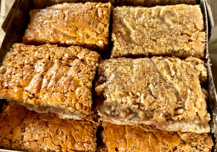 Kashmiri Walnut Fudge with Honey and Saffron